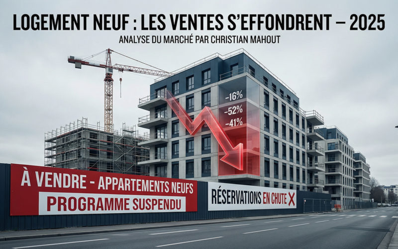 Logement neuf : les ventes s’effondrent à la rentrée 2025