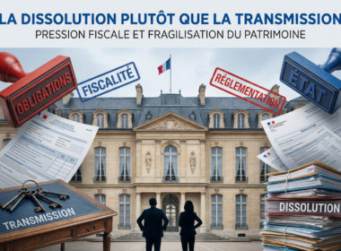 dissolution plutôt que la transmission